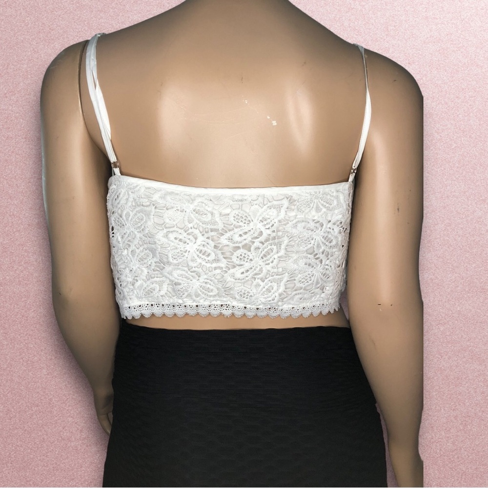 NWOT Cider Curve & Plus Lace Floral Trim Corset - Picture 3 of 3